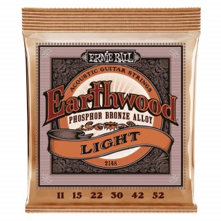 Ernie Ball 2148 EARTHWOOD - PHOSPHOR 11-52 木吉他弦